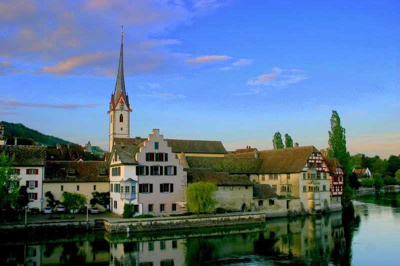 02 Sunset View at Stein am Rhein Switzerland