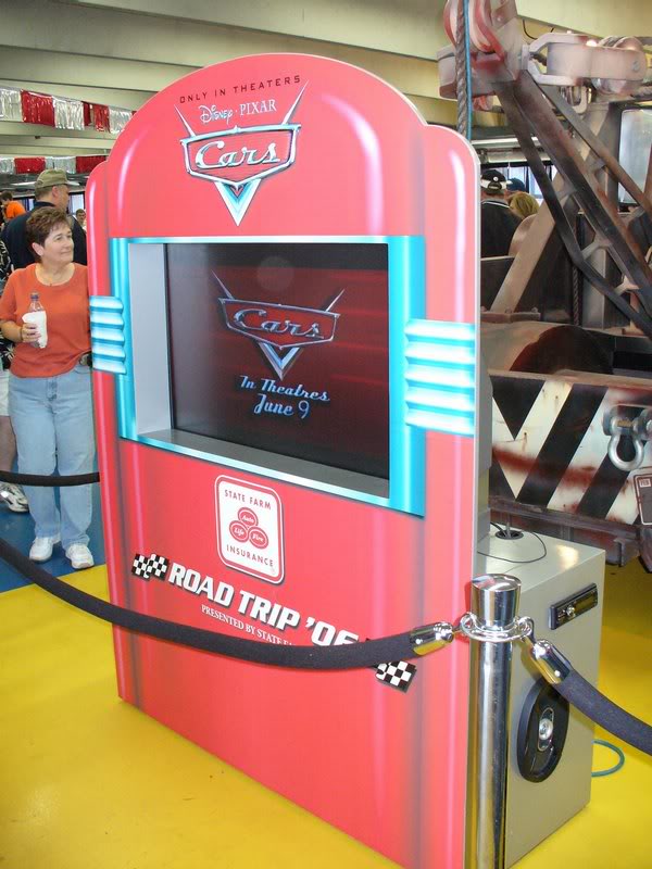 Disney/Pixar's CARS video display
