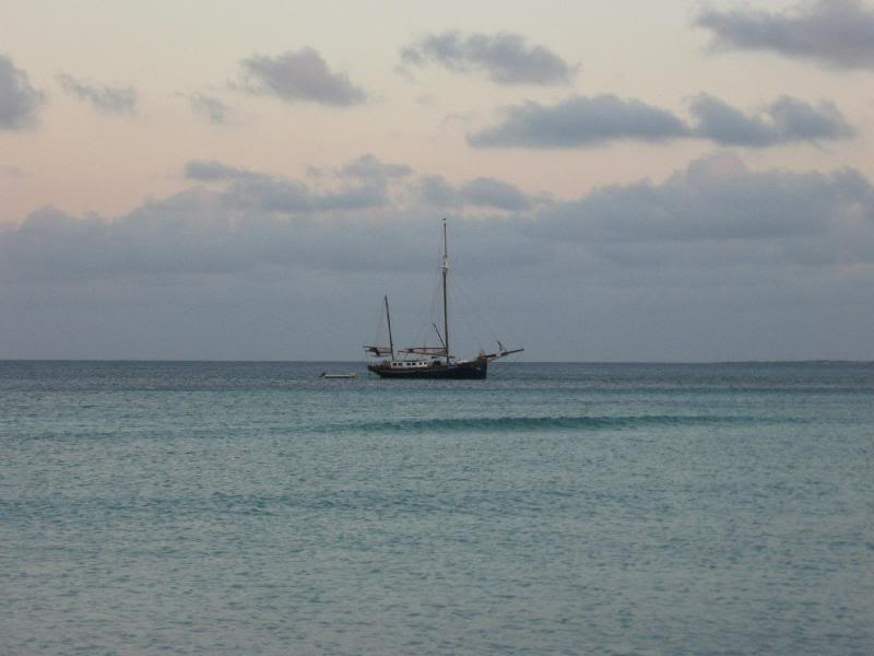 The "Mi Dushi" at anchor