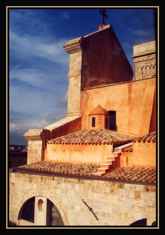 A detail of the cathedral of Cagliari