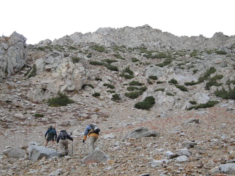 I dropped back right away, legs were feeling the 3,000'...