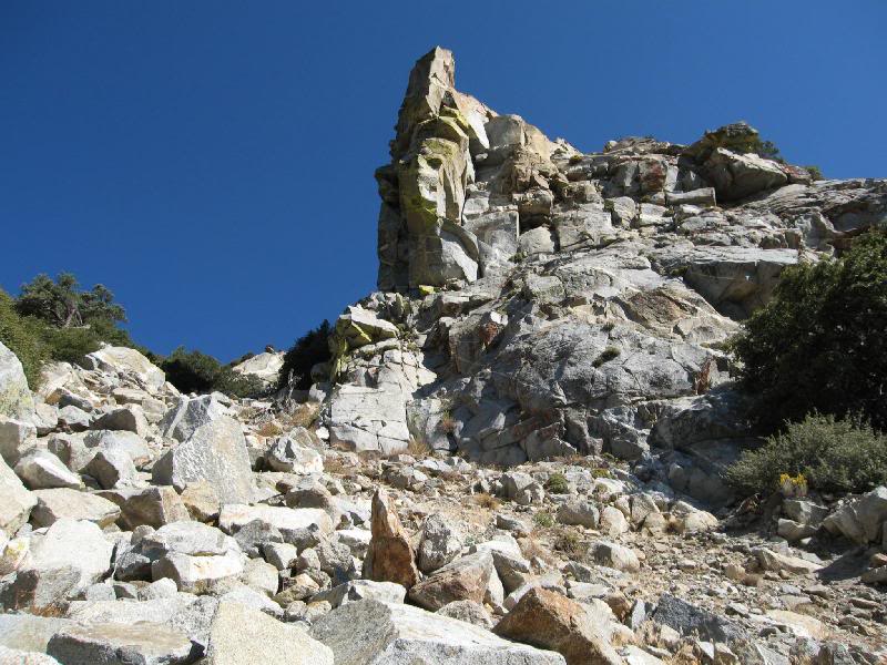 We got offtrail here (same as last week)