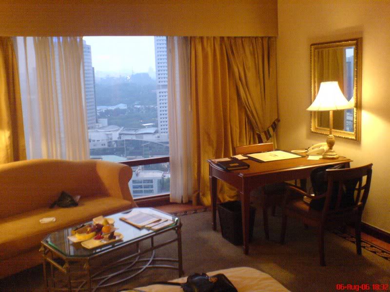 Executive room, working and sitting area.