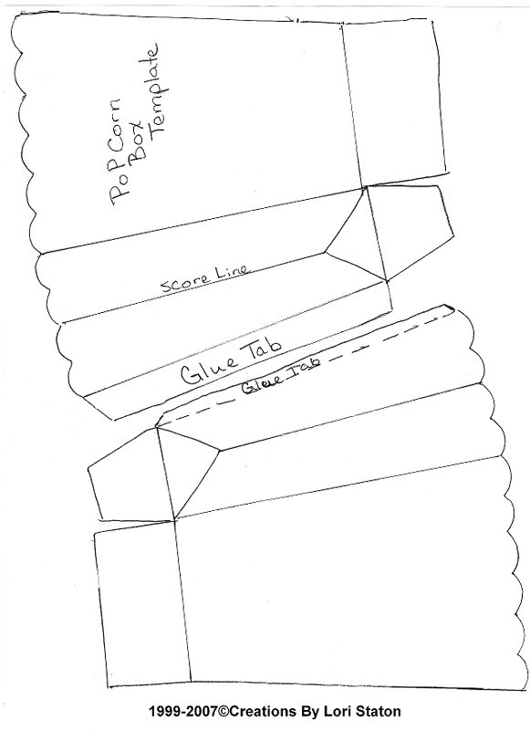 popcorn box template