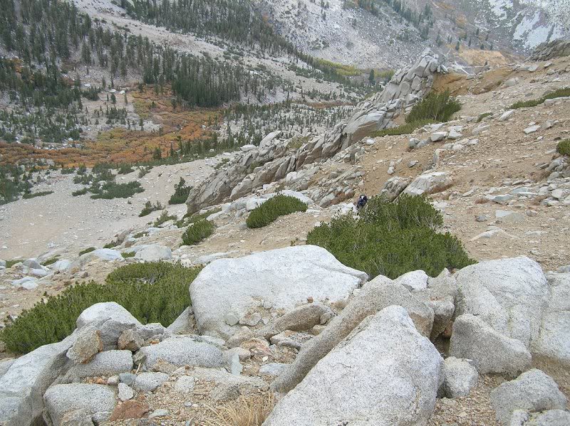 Left the trail at about 10050' to head up to Independen...