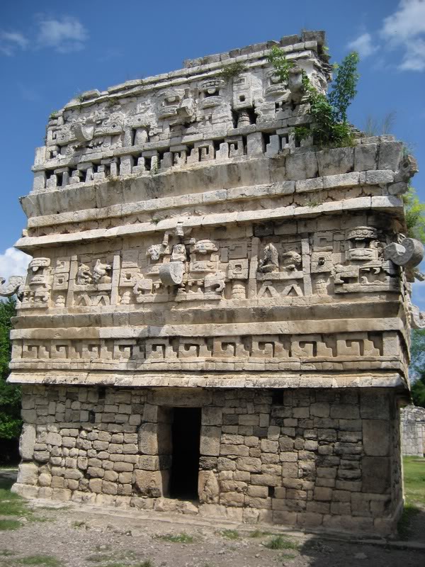 Another partial temple of the Aztecs at Chichen Itza