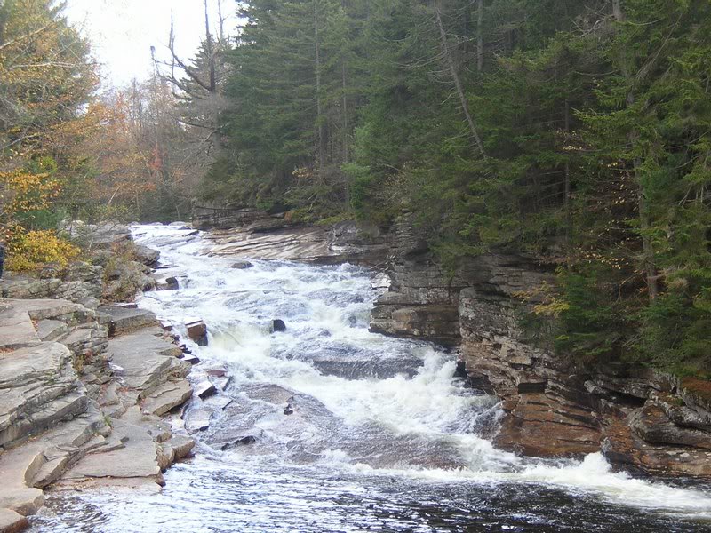 Lower Falls on the Ammonoosuc River