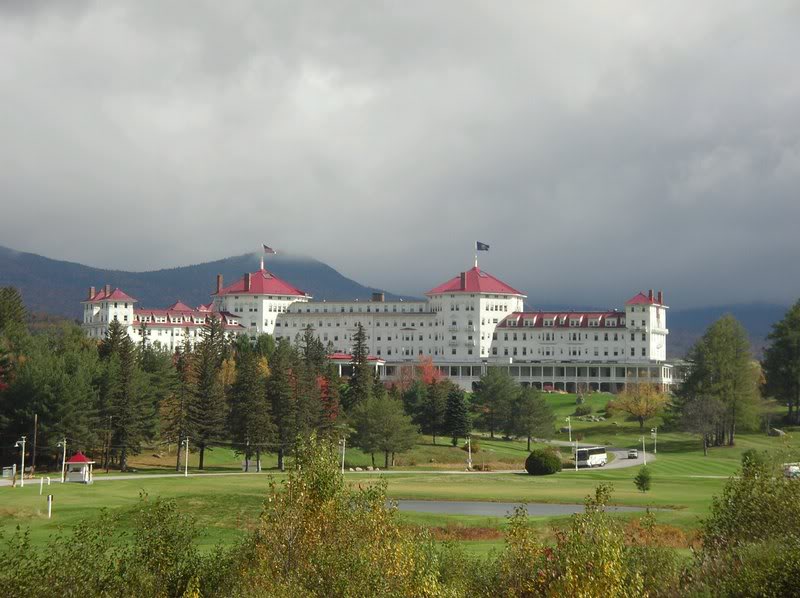 Mt. Washington Hotel at base of the Presidential Range ...