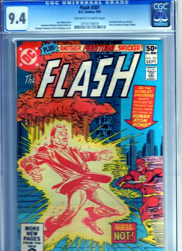 flash 301 CGC 9.4 ow/w