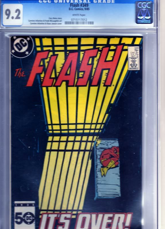 flash 349 CGC 9.2 white