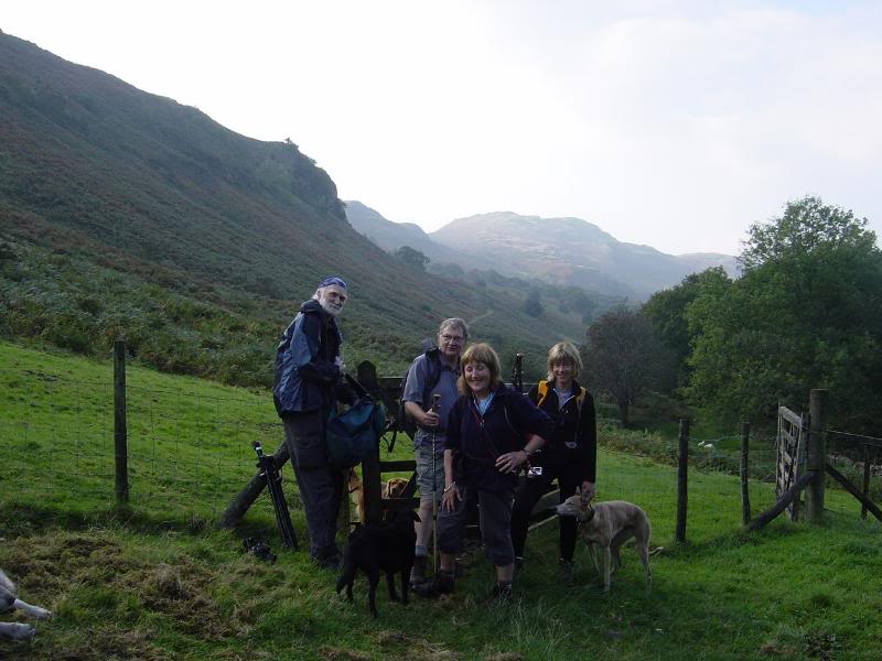 A little light entertainment at the first gate!