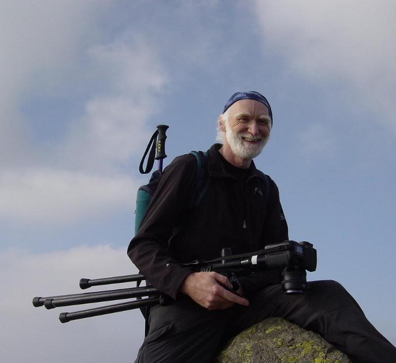 Terry on the summit rocks