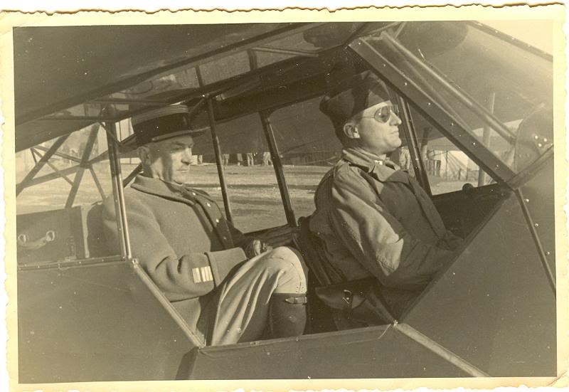 Col.Barre of the French Foreign Legion with Capt. Walke...