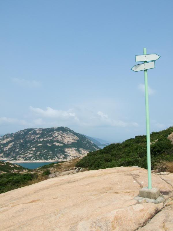 Road sign without a sign