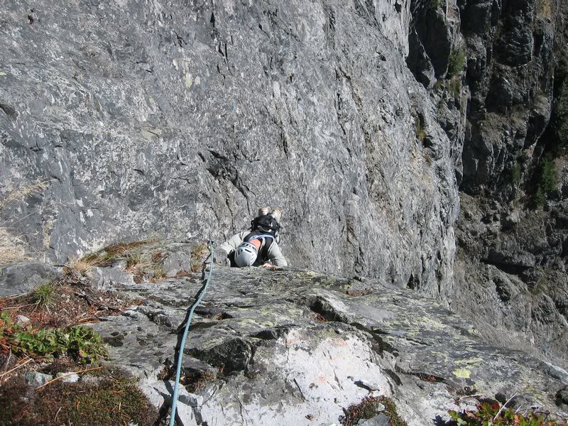 Coming Up to Lunch Ledge