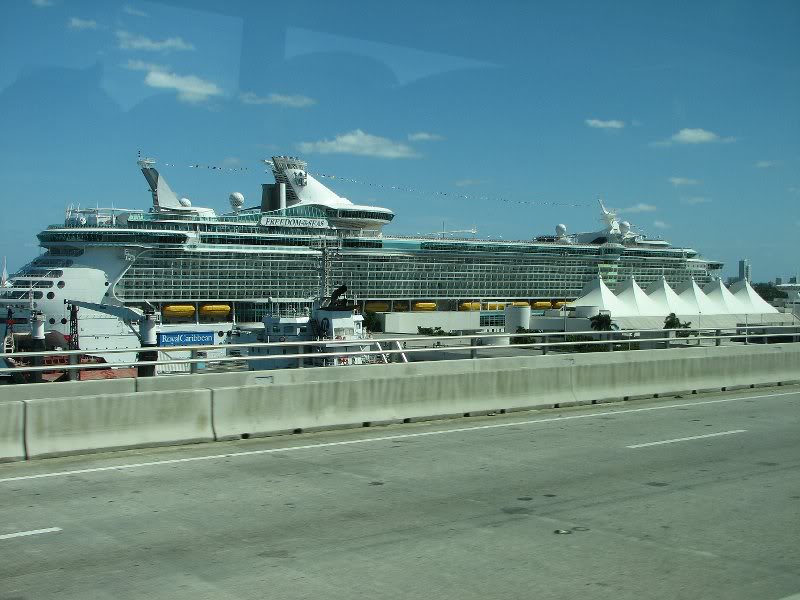 Freedom of the Seas at the Port of Miami