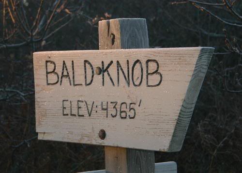 Bald Knob Sign (small)