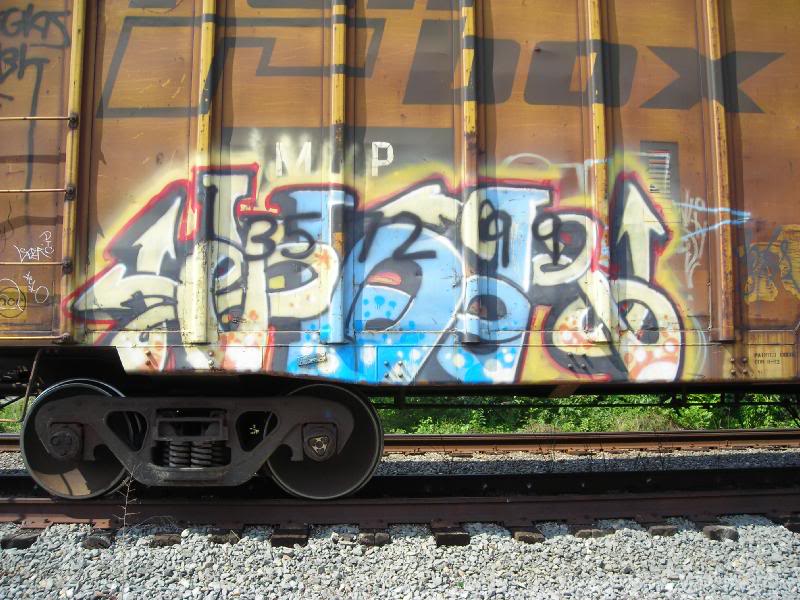 Interesting Hand Numbering Reapplied After Graffiti Cov...