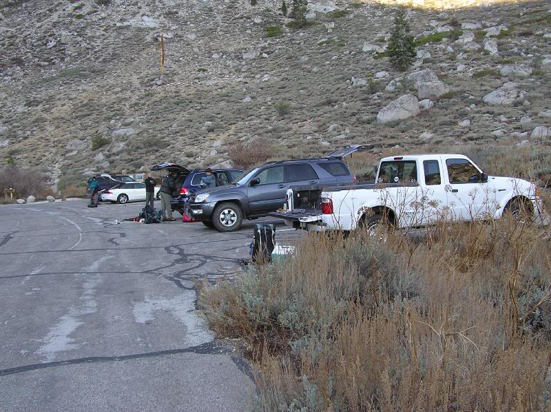 Saturday morning at the TH parking lot