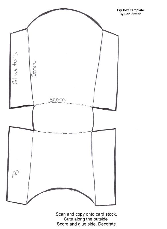 Fry Box Template
