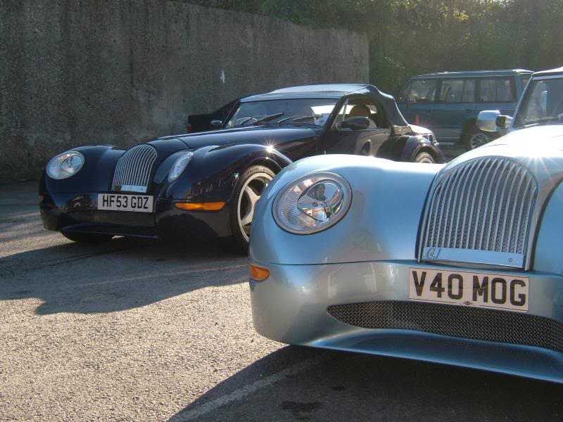 Dad & my Aero over bonnet view