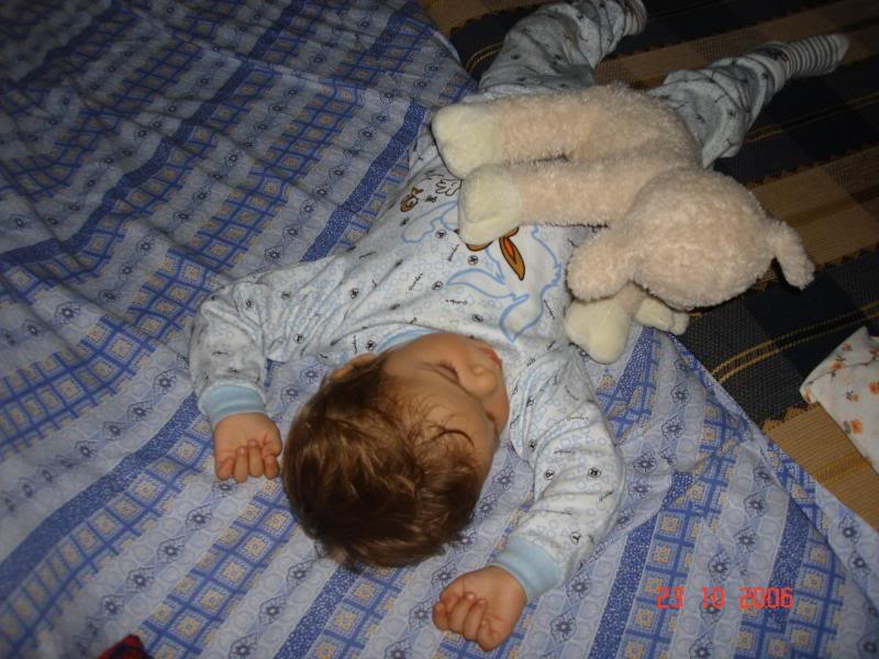 Am adormit in sfarsit cu Melutzu