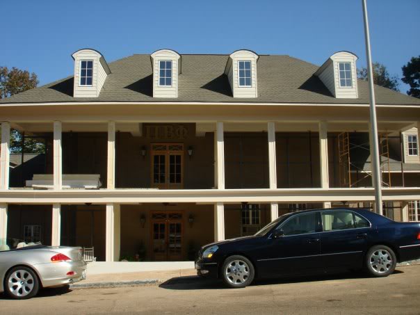 New Front on Pi Beta Phi House