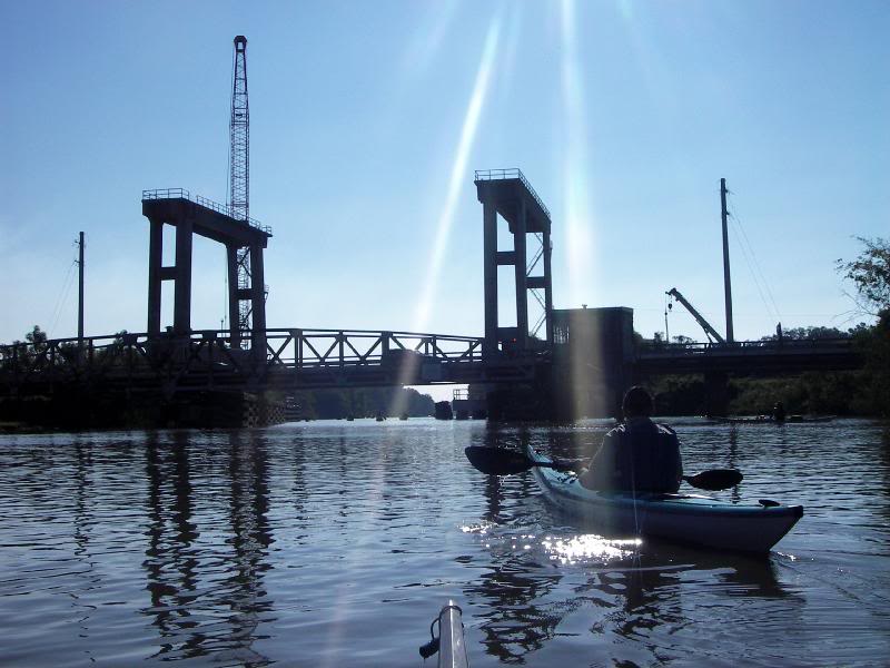 9. Paddling into the sun