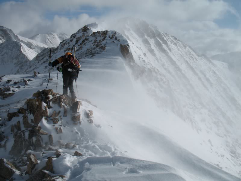Ervin's windy west ridge
