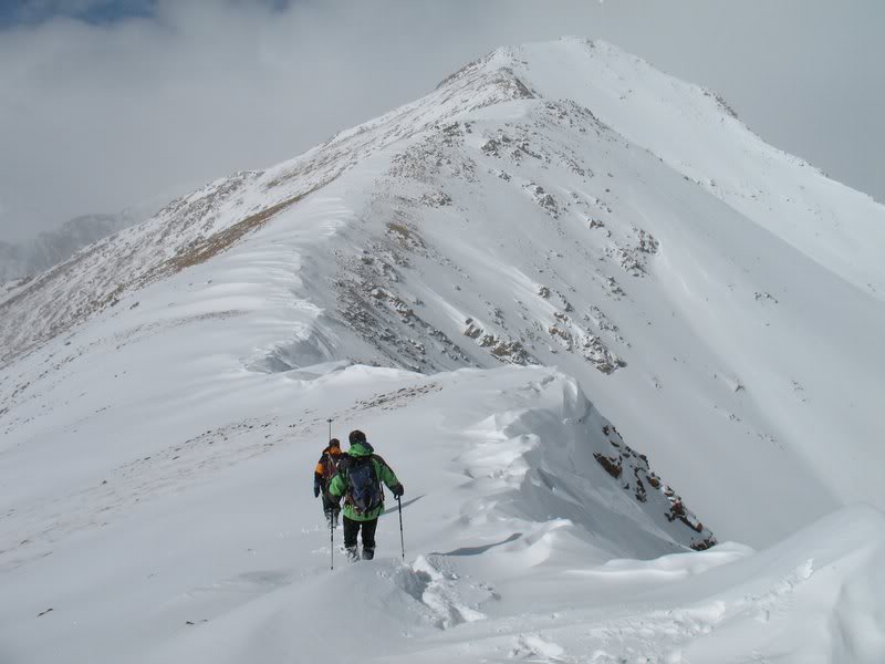 Heading west toward Mount Blaurock