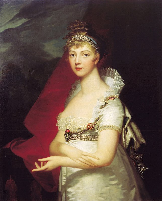 1807 Eizabeth Alexievna by Jean-Laurent Mosnier