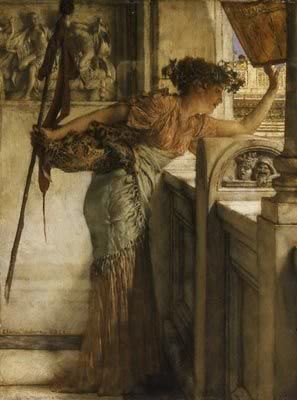 Alma-Tadema - A Bacchante 1875