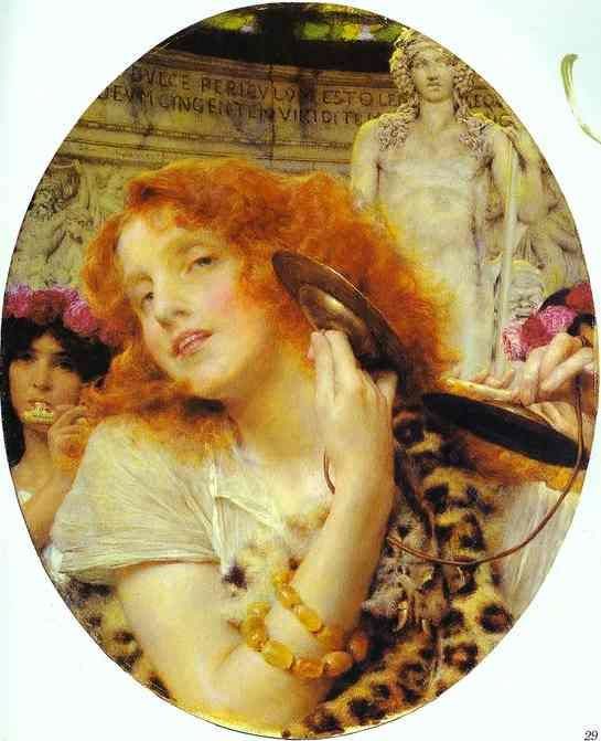 Alma-Tadema - A Bacchante 1907