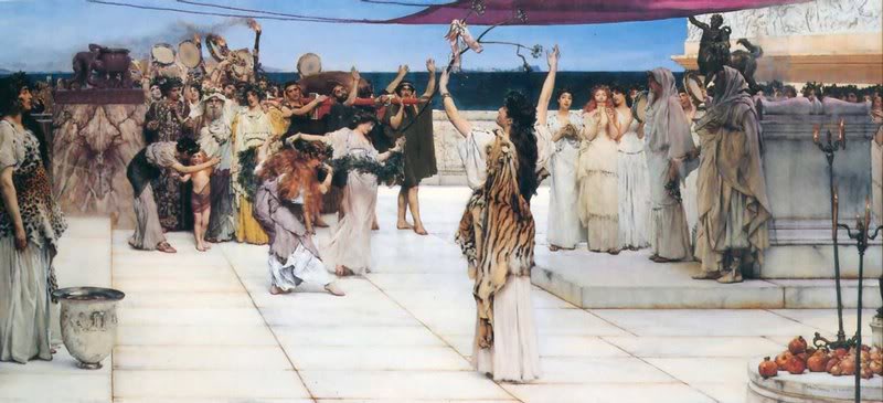 Alma-Tadema - A Dedication to Bachus