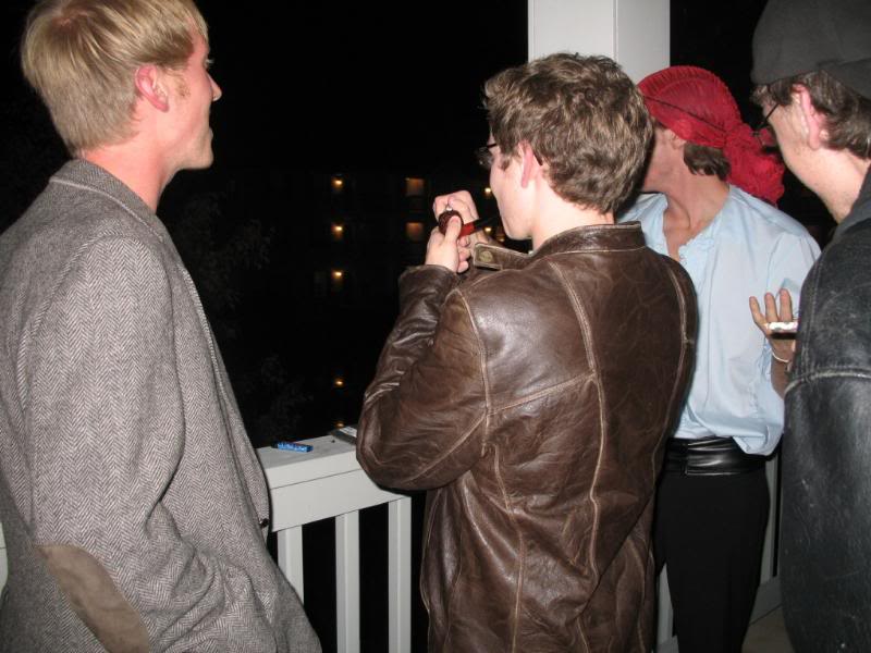 an actual pipe. with tobacco.