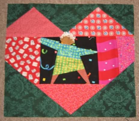 Nancy in Western MD -- Star Lady on the Heart Wall Hang...