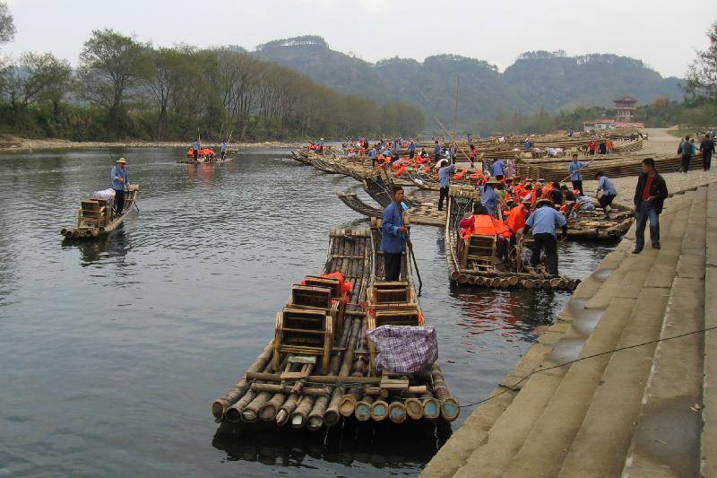 Departing for the two-hour cruise down the Nine-bend Ri...