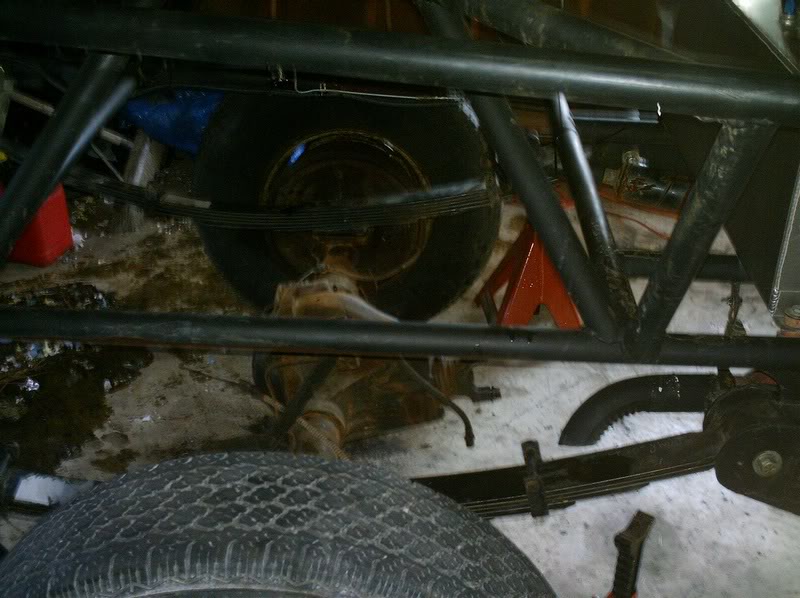 14 bolt in place and leaf springs sitting in position