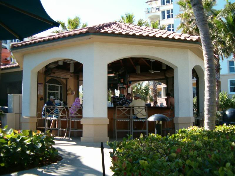 Burger hut by pool area