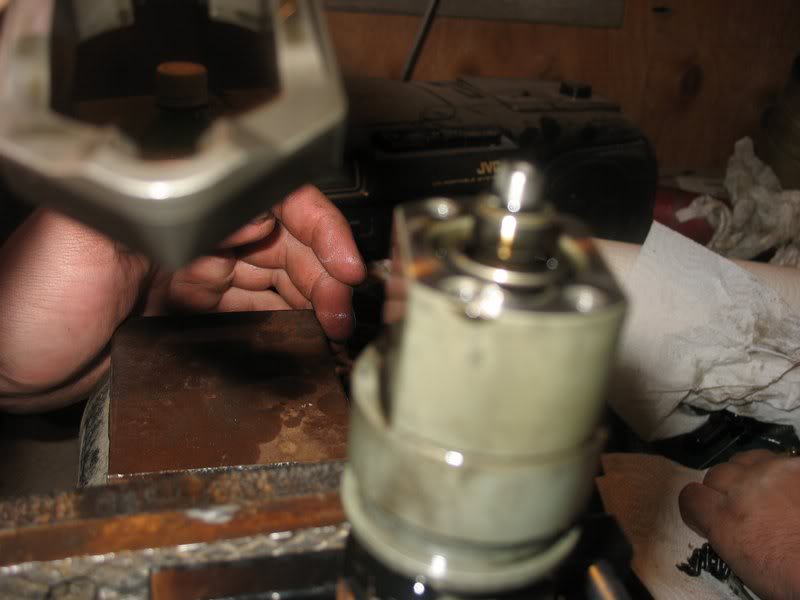 Lift off Injector Hold Down Clamp