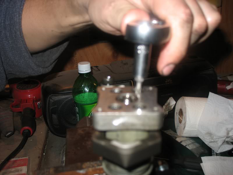 Remove screws from Oil Relief Plate