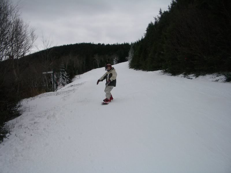 Crusing down Link Trail on Madonna Mt,