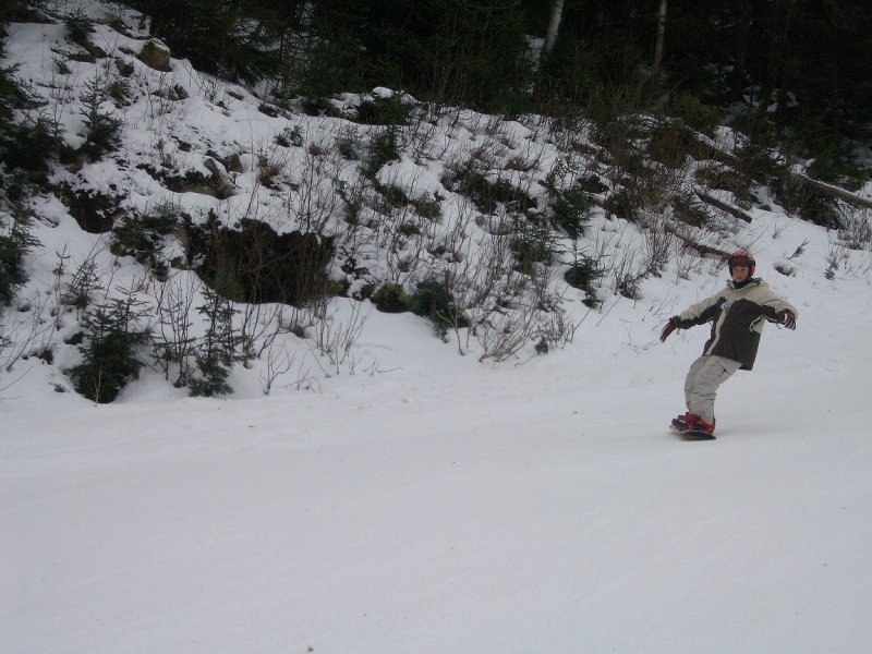 My Son Boarding Down Sterling Mt.