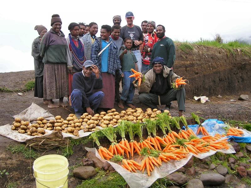 Fresh Vegetables - on the way to Ialibu