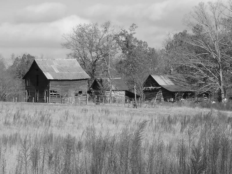 Farmhouse and barn near the NC/VA border on hwy. 86