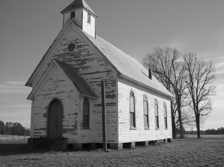 Old church in Shotwell, NC