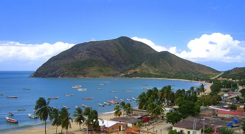 Fishing village near Juan Griego.