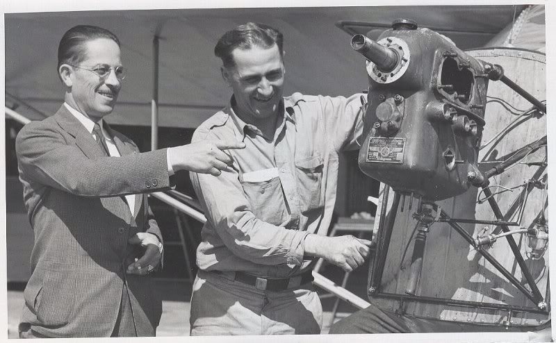 Joe Read (Bureau Air Commerce) and LeRoy Murphy (Aircra...
