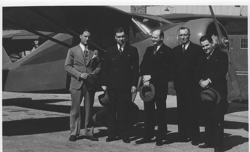 Thornton Walker at Springfield Airport with Airport Off...