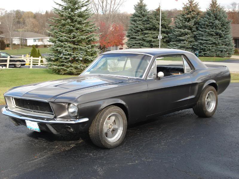 mustang front left